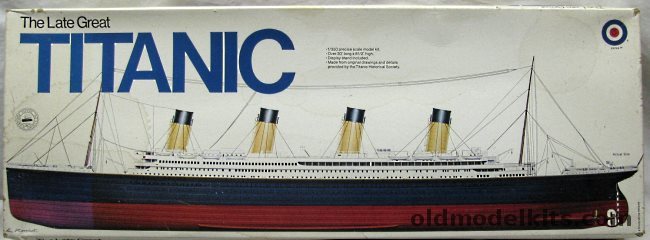 Entex 1/350 RMS Titanic Ocean Liner - (ex-Revell), 8509 plastic model kit